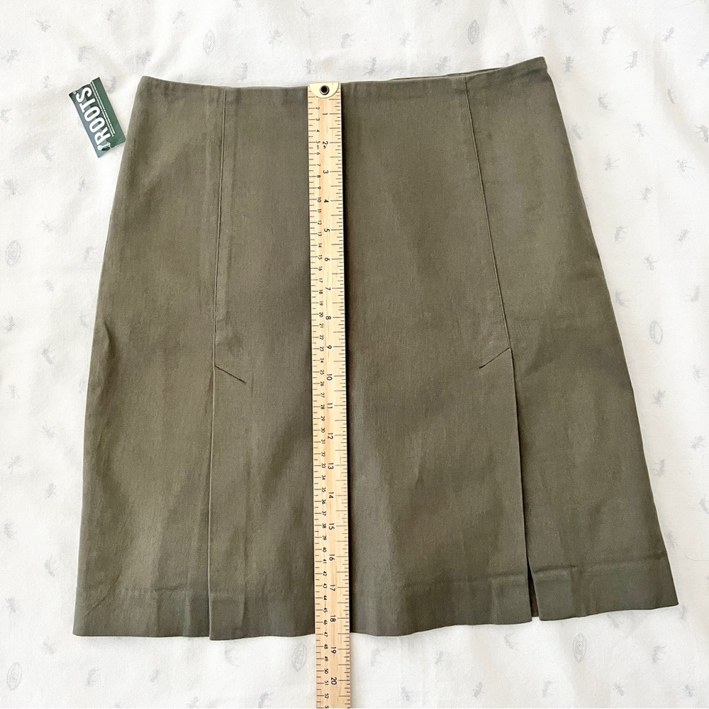 NWT Roots Golf Green A-Line Pleated Cargo Skort – Sporty & Chic, Size 6 - Picture 14 of 16